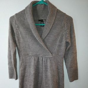 H&M grey sweater dress size extra small